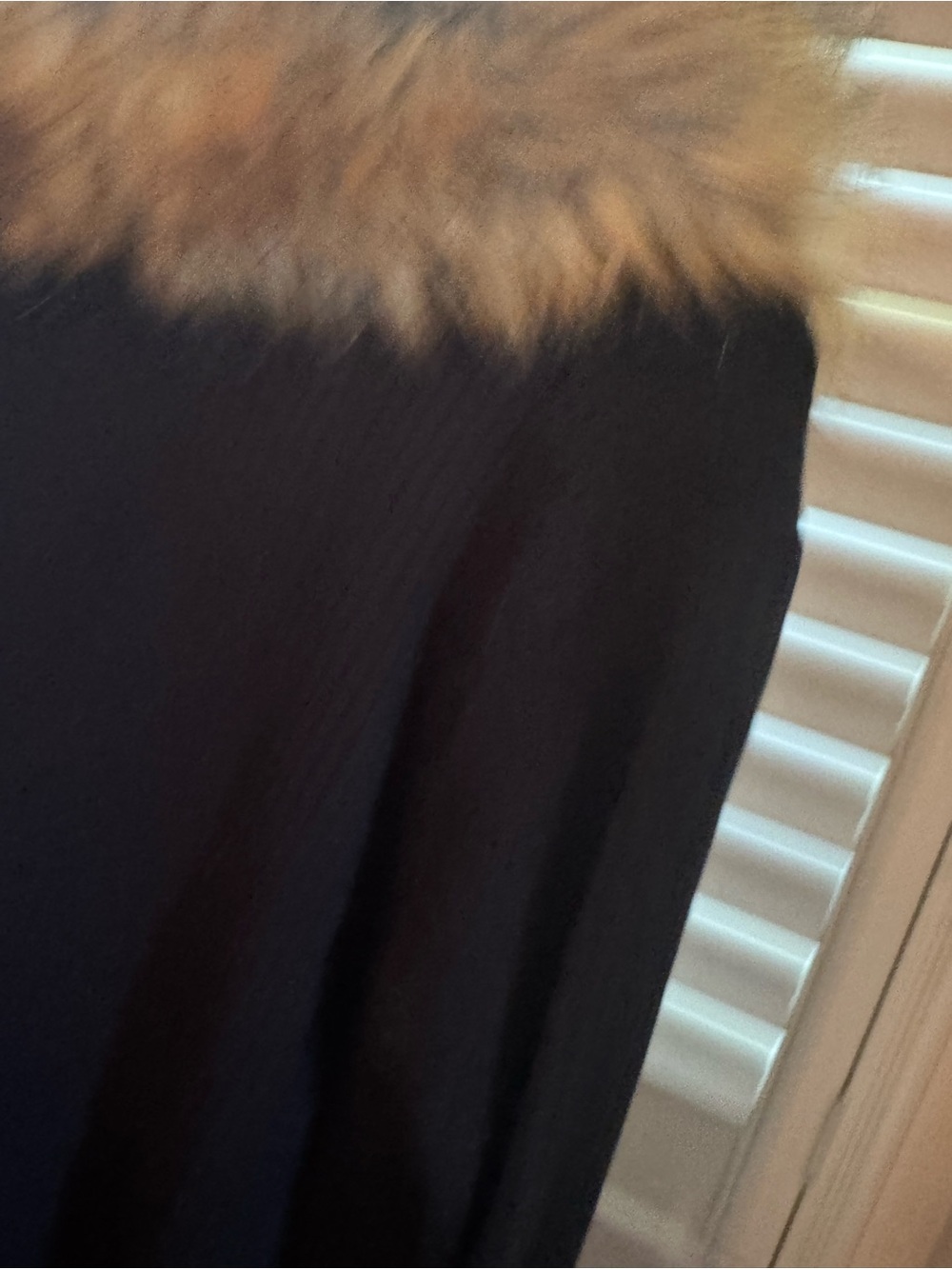 NEW Show Me Your MuMu Black Longline Lombardi Coatigan with Faux Fur Collar - Picture 5 of 10